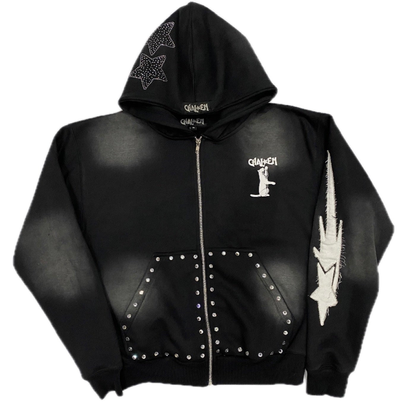 "Reach For The Stars" Zip-Up Hoodie