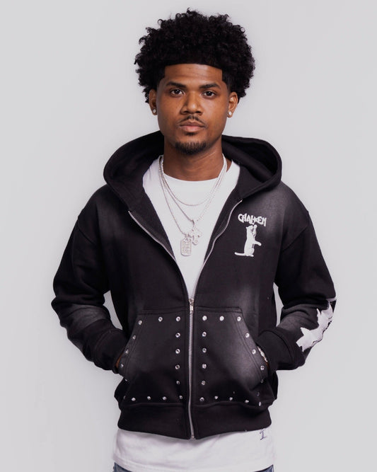 "Reach For The Stars" Zip-Up Hoodie
